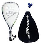 Dunlop Biotec Titanium Racketball Racket + 3 Balls