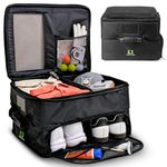 Course Cargo Golf Trunk Organizer - Storage for Golf Shoes, Balls, Clothes, and Accessories in Your Car or SUV - Waterproof, Durable, and Portable - The Perfect Golf Gift for Men and Women