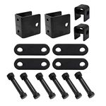 LAFORMO Trailer Single Axle Spring Hanger - Single-Axle Trailer Hanger Kit for Double-Eye Springs 1-3/4" Wide Springs, 7/8" Rear