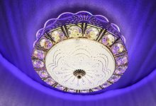 swanart Chandelier Ceiling Light Round Lights and Lamps (Multicolor) | Crystal