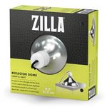 Zilla 11931 8-1/2-Inch Reflector Dome for Upto 150-Watt Bulbs, Silver