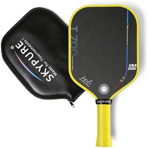 SKYPURE Master 5.0 Pickleball Paddle | T700SC Raw Carbon Fiber Surface | 16mm PP Honeycomb Core | Time-Freeze Control for Precision & Consistency | USAPA Approved