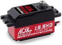 AGFRC 15.5KG Low-Profile High-Torque Steering-Servo - Brushless Digital Metal Gear RC Servo for 1/10 1/12 RC Car Truck Planes (B44BLS V2)