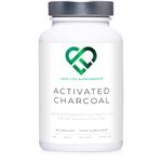 High Strength Activated Charcoal Capsules | 334mg Per Capsule (not Tablets) | 3 Month Supply | for Bloating Relief, Gas, Digestion, Flatulence, Detox | 100% Coconut Charcoal