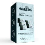 Herbishh Hair Color Stain Remover Wipes – Gentle Formula for Dye Cleanup – Easy Clean Hair Color Remover Wipes for Skin (25 Wipes, 1 Count) (25 Wipes, Pack of 1)