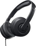 Skullcandy Cassette Junior On-Ear Wired Headphones, Volume-Limiting, Microphone, Works with Bluetooth Devices and Computers - Black