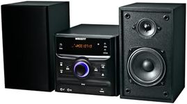 Hi-Fi System, Stereo Shelf System for Home with Bluetooth, CD Player,FM Radio,USB, MP3, Aux-in, 30W, Compact Stereo Shelf System
