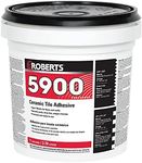 ROBERTS 5900-1 Ceramic Tile Adhesive, 1 Gallon, 128 Fl Oz