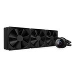 NZXT 360mm AIO CPU Liquid Cooler with Customizable LCD Display, High-Performance Pump, 3 Fans - Black