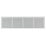 Return Air Grille 8.5" x 32" High Flow Air Vent with Angled Slots 3/4" MDF Sanded & Primed, Ready to Paint