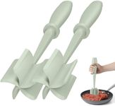 2Pcs Meat Chopper, Hamburger Grinder, Premium Heat Resistant Smasher for Ground Beef, Burger Grinder Nylon Potato Mix Tool-Green