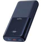 VIYISI Power Bank 30000mAh, 22.5W Fast Charging USB C Portable Charger with 4 Outputs & 3 Inputs, LED Display External Battery Pack for iPhone iPad Samsung Andriod Phones Travel Accessories -Navy Blue