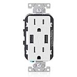 Leviton T5632-W Type-A USB In-Wall 