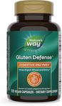 Nature's Way Gluten Defense, Gluten & Casein Targeted Digestive Enyzmes, 120 VCaps (Packaging May Vary)