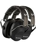 Vanderfields Ear Defenders Adults -26dB SNR-Midnight Black[2-Pack]-Protection Passive Noise Cancelling Headphones-Safety Earmuffs Ear Protectors-Hearing Protection Shooting - Ear Defenders Autism, DIY