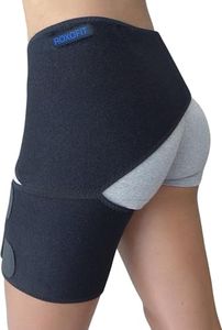 Groin Support - Hip Brace for Sciatica Pain Relief, Thigh, Hamstring, Quadriceps, Hip Arthritis. Compression Groin Wrap for Pulled Muscles, Hip Joint Pain. Sciatica brace / SI belt for Men, Women