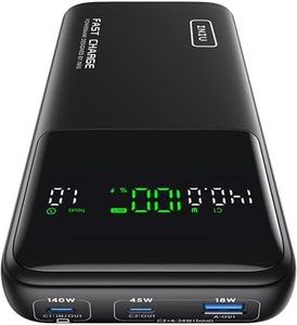 INIU 140W 27000mAh Portable Charger for Laptop & Phone, Mini Power Bank with PD QC Fast Charging (USB-C in/Out) - High Capacity Electronics Battery Pack for iPad, Samsung, Travel, Camping