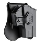 Sumtop Taurus Millennium G2 Paddle Holster Fit PT111 PT132 PT138 PT140 PT145 PT745, OWB Tactical Pistol Holsters with Trigger Release Adjustable Cant, Black