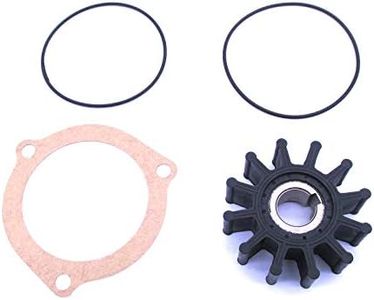 SouthMarine Flexible Water Pump Impeller with Gasket & O-Ring for Sherwood 9000K / Kohler 229826 G905 G906 G907 G910P / Sierra 23-3303