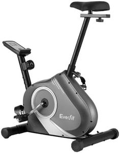 Everfit Under Desk Exercise Bike Magnetic Resistance Cardio Trainer - 8-Level Adjustable Quiet Cycling Machine with LCD Display 120kg Capacity for Home Office
