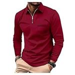 Men's Polo Shirt Solid Color Front 