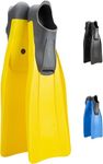 Cressi Clio Snorkeling and Diving Fins -Yellow, 27/29 - 8.5/10.5