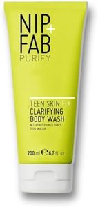 Nip+Fab Teen Skin Fix Clarifying Body Wash with Salicylic Acid & Wasabi Extract for Skin Purifying and Redness Reducing, 200 ml