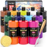 12 Colors Acrylic Paint Bottle Set 
