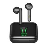 BlueBose Bluebuds Wireless Earbuds Headphone Bluetooth Earphones In-Ear Earplug with Charging Case, Noise Canceling Sports Headset Stereo Bluetooth 5.1 for Samsung/Huawei/Android/iPhone (BLACK)