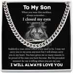 GLAVICY To My Son Cuban Chain Neckl