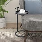 ABBLE 12" C Shaped End Table Round 