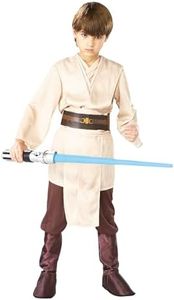 Rubie's Official Disney Star Wars Jedi Deluxe Costume, Childs Size Medium, Age 5-6 Years