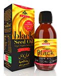 Black Seed Oil 100ml - 6X% TQ - MAX Strength - Virgin Cold Pressed Nigella Sativa Seed Pure Virgin Unrefined Natural Blessed Cumin Seeds - Immune System Booster Supplement -