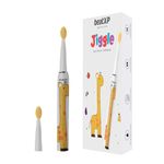 beatXP Jiggle Sonic Electric Toothbrush for Kids with 2 Brush Heads & 3 Cleaning Modes | Rechargeable Electric Toothbrush | 20500 strokes/min with Long Battery Life (Snowy White)