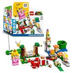 LEGO Super Mario Adventures with Peach Starter Course, Buildable Toy Game with Interactive Figure, Yellow Toad & Lemmy Characters, Gifts for 6 Plus Year Old Kids, Girls & Boys, Collectible Toys 71403