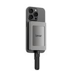 Lexar ES4 Portable SSD with Magnetic Set 2TB, External SSD USB 3.2 Gen 2 up to 1050MB/s Read and 1000MB/s Write compatible with iPhone 15/16, PC & Mac, Type-C Laptops, Tablets, PS5, PS4