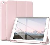 JKSML Case for iPad 9th Generation 2021/ iPad 8th Generation 2020/ iPad 7th Generation 2019, Protective Case with Pencil Holder for iPad 9/8/7, Case for iPad 10.2 Inch, Auto Sleep/Wake, Pink