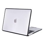 BlueSwan Compatible with MacBook Air 13 inch Case 2024-2022 M3 M2 A3113 A2681, Anti-Cracking and Anti-Fingerprint Hard Shell Case, Soft TPU Bumper PC for Air 13.6 inch Case, Frosted Clear