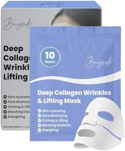 Collagen Face Mask | Hydrating Beauty Skincare Face Mask for Glass Skin, Revitalizing Overnight Collagen Facial Mask for Wrinkles, Selfcare Sheet, Moisturizing Facial Skin Care Product for Women & Men