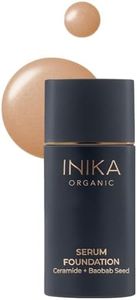 INIKA Organic Serum Foundation medium to full coverage, second skin feel infused with skincare ingredients that is 100% natural housed in sustainable packaging. Fearless 25ml