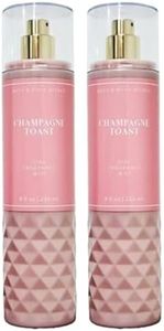 Bath and Body Works CHAMPAGNE TOAST Fine Fragrance Mist - NEW LOOKS 2022 - PACK OF 2 (FULL SIZE MIST 8FL OZ / 236 ML)