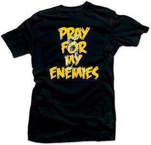 SNELOS Shirt to Match Sneaker Jordan 4 Tour Yellow Lighting Match Jordan tee, ( Enemies ) Black, Medium