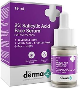 The Derma Co 2% Salicylic Acid Serum with Witch Hazel & Willow Bark for Active Acne - 10ml
