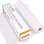 Transfer Tape for Vinyl - 12“x 40 FT Transfer Paper Roll with Red Grid Medium Tack Vinyl Transfer Tape for Permanent Vinyl for Decals, Mug