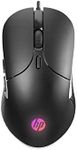 HP M280 M280 USB Wired Gaming Mouse with RGB with Adjustable DPI up to 2400, Optical Ergonomic Mouse with 4-Speed DPI, Black