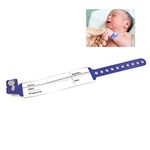 IS IndoSurgicals Patient Identification Band for Pediatric/New Born Baby, BLUE Color (Pack of 100 Pcs.)