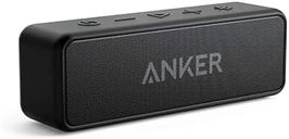 Anker Soundcore 2 Portable Bluetooth Speaker With Better Bass, 24-Hour Playtime, 66Ft Bluetooth Range, Ipx5 Water Resistance & Built-In Mic