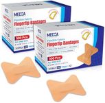 Flexible Fabric Bandages - Flex Fabric Adhesive Bandages Finger-Tip Bandages for Finger Care and to Protect Wounds from Infection - (200 Count)
