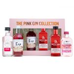 Pink Gin Gift Set - Birthday Gifts for Women, 4x5cl Whitley Neill Raspberry, Gordons Pink Gin, Edinburgh Plum & Vanilla, The Lakes Rhubarb & Rosehip Flavoured Gin Liqueurs - Alcohol Gifts for Her