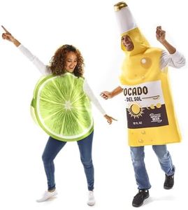 Beer & Lime Halloween Couples Costume - Funny Food Fruit Adult Bodysuit